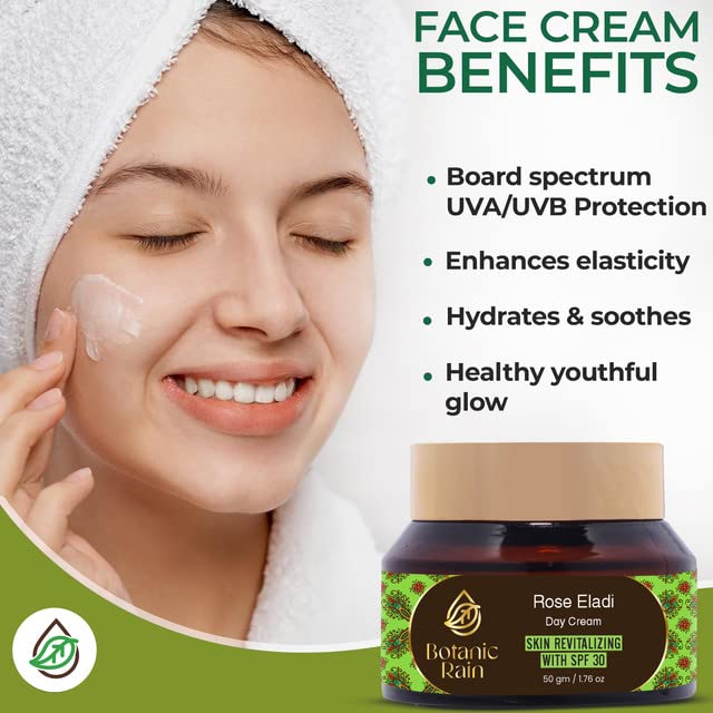 Organic Body Oil with Oudh & Mogra + SPF Face Moisturizer with Rose & Eladi | Natural Ayurvedic Skincare for All Skin Types | Women & Men | Perfect for Daily Hydration & Sun Protection