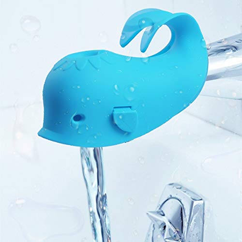 Blue Whale Bath Spout Safety Cover - Baby Bathtub Faucet Protector for Kids, Anti-Slip & Waterproof (Blue) - Perfect for Toddler Bath Time Safety & Preventing Accidents
