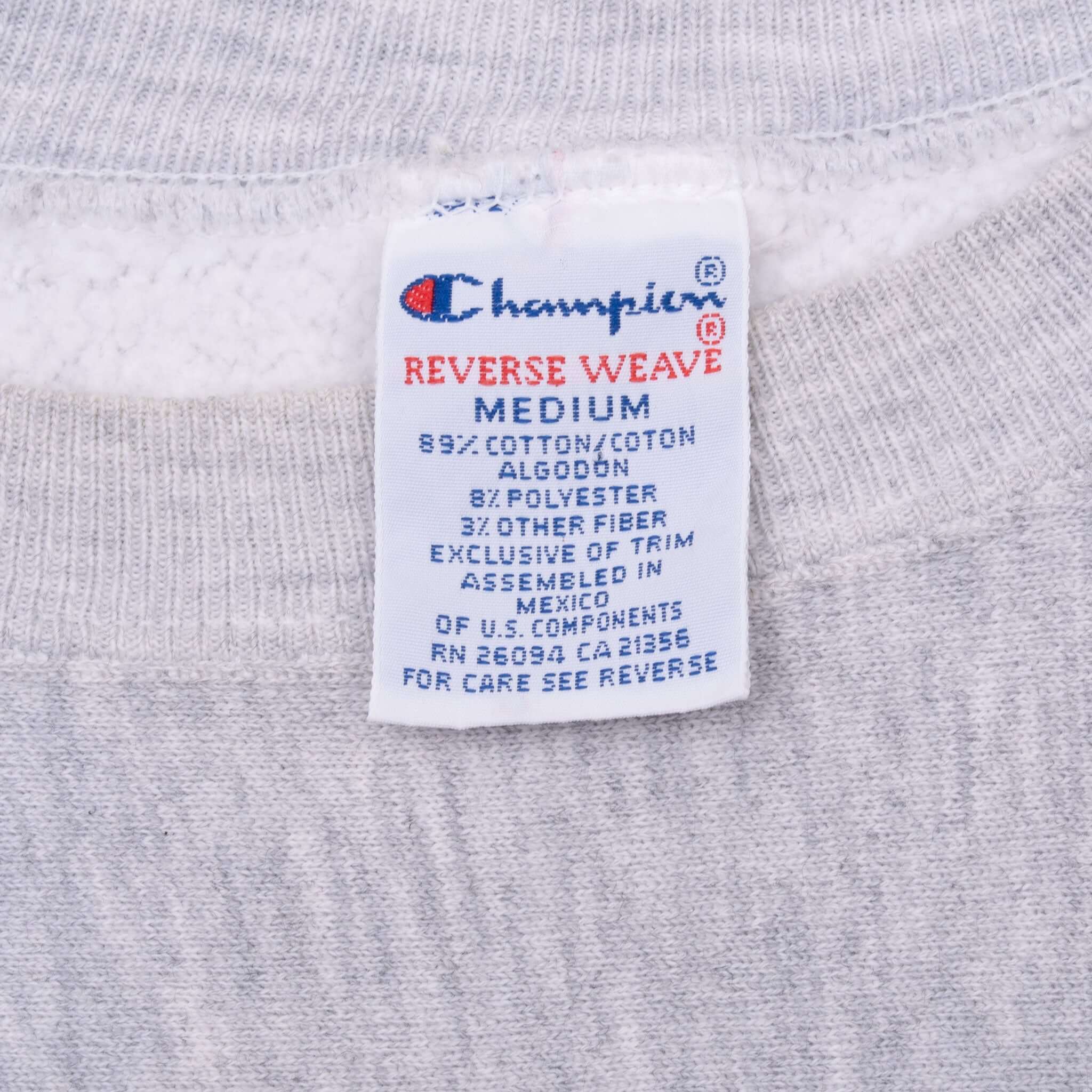 Vintage Champion Reverse Weave Tulane University Sweatshirt 1990s Medium - Retro College Hoodie for Casual Wear & Street Style Fashion