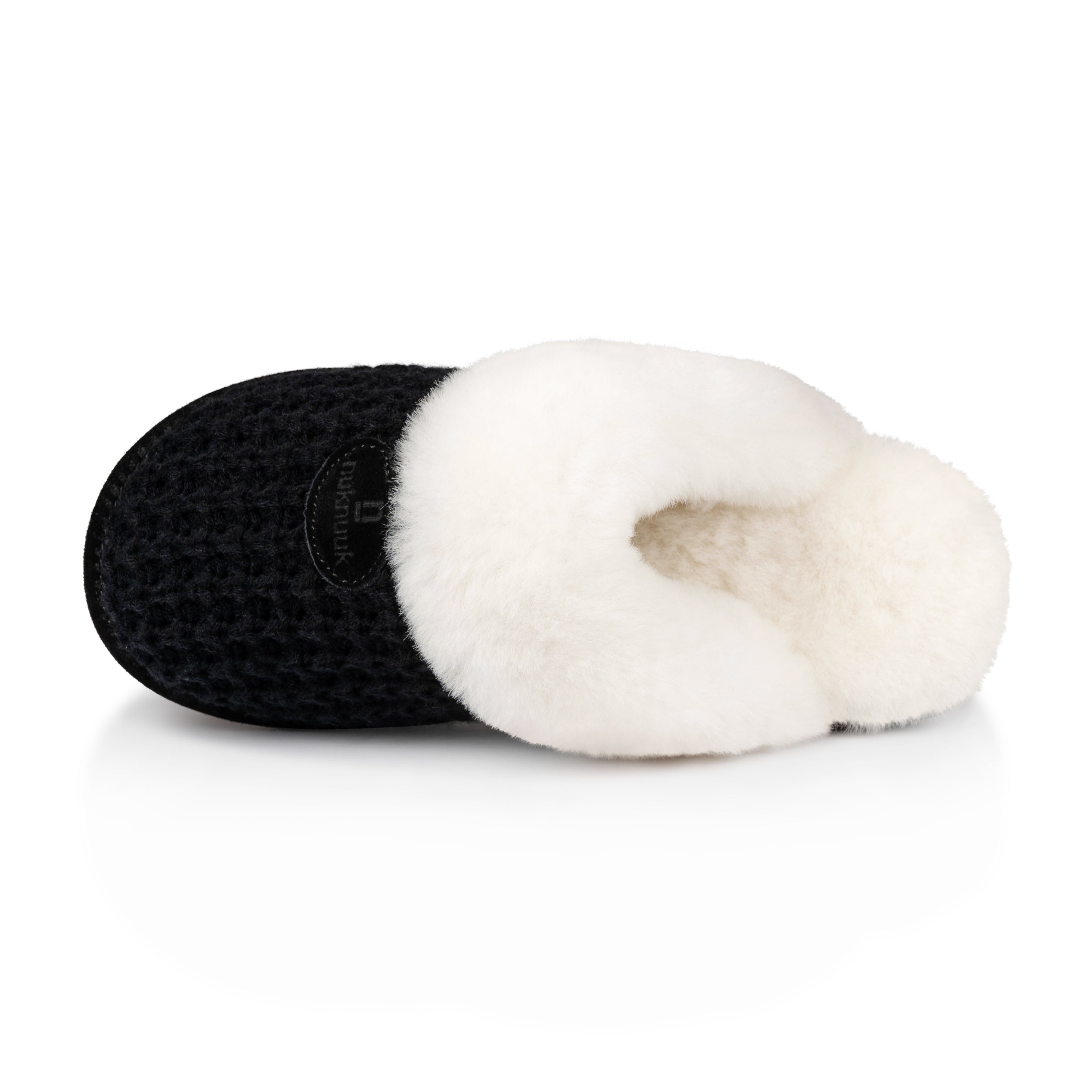 Cass Women's Comfortable Memory Foam Slippers - Soft Indoor/Outdoor House Shoes for Relaxation at Home, Black