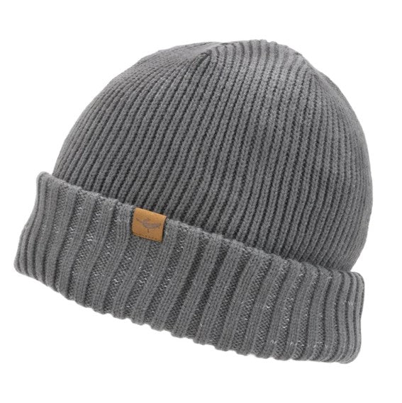 Bacton Waterproof Winter Beanie Hat for Men & Women - Warm Fleece Lined Roll-Up Cuff - Ideal for Skiing, Snowboarding & Outdoor Activities