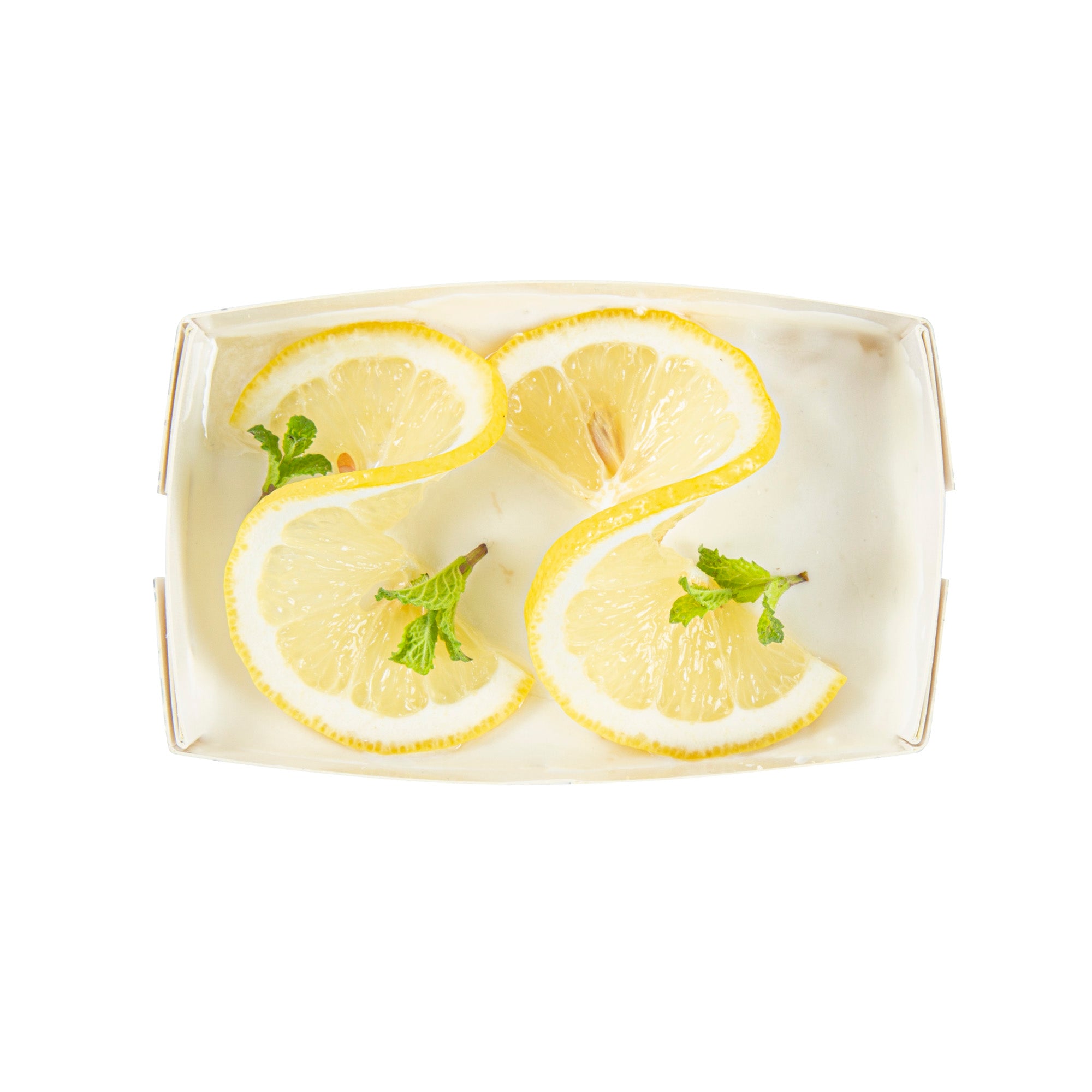 Bake Tek 9 oz Beige Vintage Floral Paper Mini Loaf Pans - Greaseproof Baking Cups (4