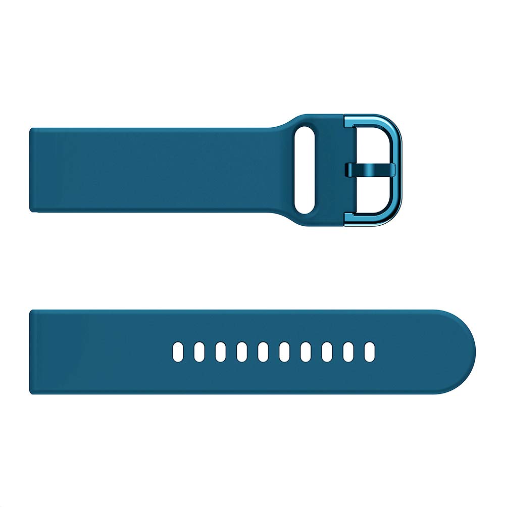 22mm Soft Silicone Replacement Strap for Xiaomi Haylou Solar LS05 Smart Watch - Durable Sport Band Compatible with LS05 Fitness Tracker (Perfect for Running, Gym Workouts & Daily Wear)