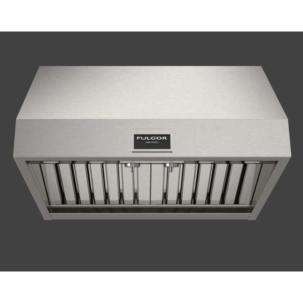 Fulgor Milano 30-Inch 600 CFM Professional Stainless Steel Under Cabinet Range Hood with Knob Control - F6PH30S2 | Powerful Kitchen Ventilation for Cooking, Grilling & Smoke Removal