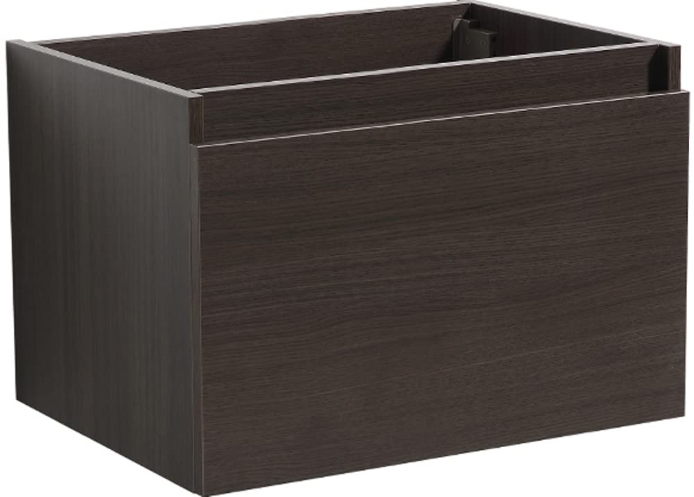 Fresca Mezzo 30 Inch Gray Oak Modern Wall-Mounted Bathroom Vanity Cabinet - Sink Not Included | Perfect for Small Bathrooms, Powder Rooms & Contemporary Home Decor