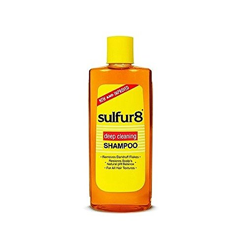 Sulfur8 Deep Cleaning Anti-Dandruff Shampoo for Scalp Care - 7.5 Oz (Pack of 12) - Treats Flaky Scalp & Itchy Scalp for Men & Women - Perfect for Daily Hair Wash & Scalp Treatment