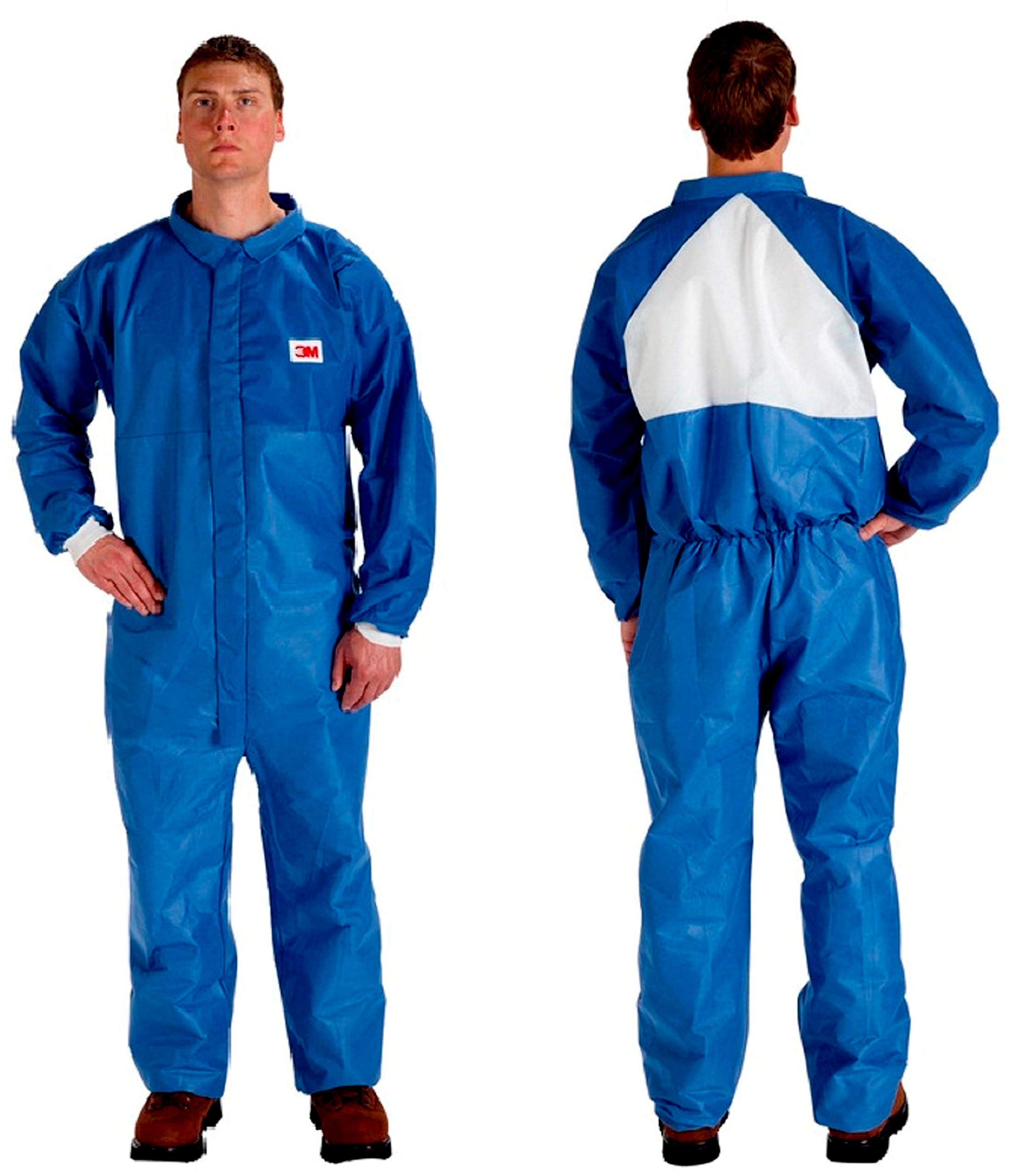 3M Disposable Protective Coverall - Breathable Full Body Suit with Hood | Chemical & Particle Protection | Ideal for Healthcare, Construction & Industrial Use
