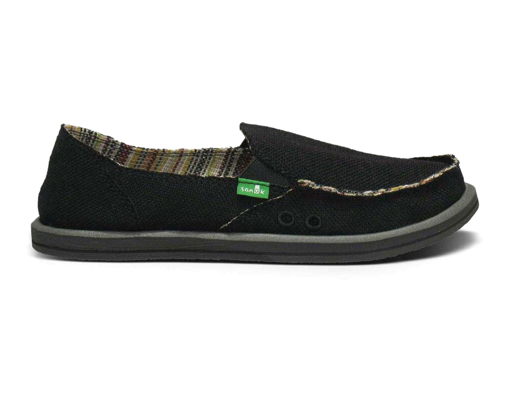 Sanuk Women's Donna Hemp Slip-On Loafers with Memory Foam Footbed - Comfortable Casual Shoes for Walking, Travel & Everyday Wear
