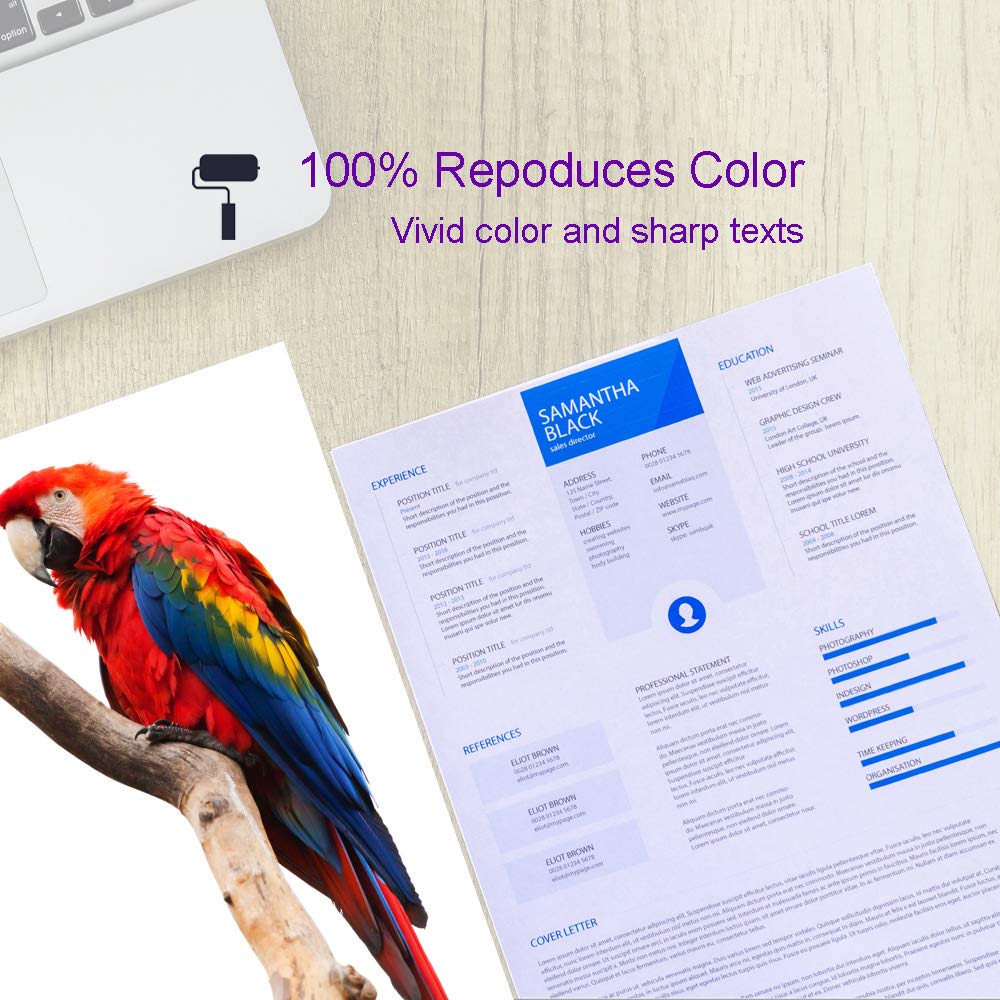 OGOUGUAN Ink Cartridge PFI-102 for Canon iPF Printers (6-Pack) - Photo & Poster Printing