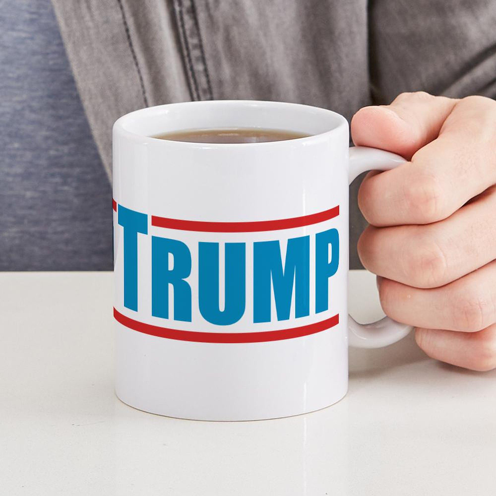 Dump Trump 11 oz Ceramic Coffee Mug (325 ml) - Funny Political Novelty Cup for Tea, Coffee & Office Use | Perfect Gift for Elections & Protests