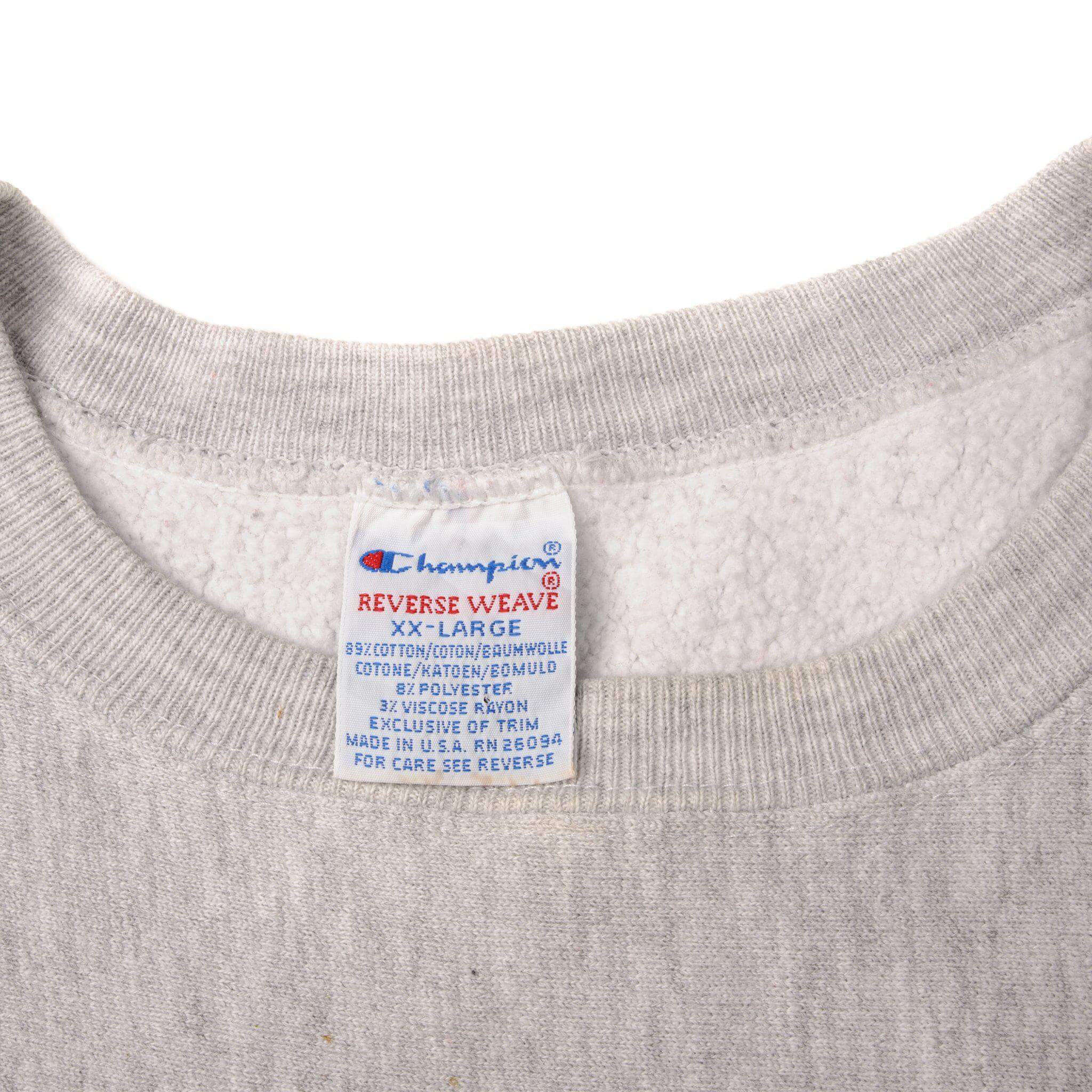 Vintage Champion Reverse Weave Boston College Sweatshirt 1990s 2XL Made in USA - Retro College Apparel for Casual Wear & Sports Fans
