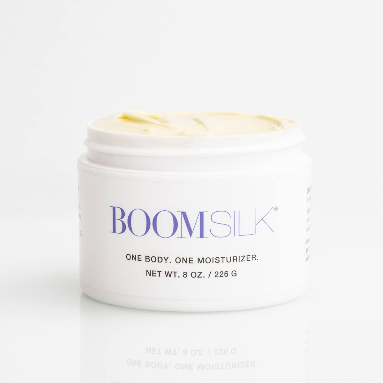 BOOM! by Cindy Joseph Boomsilk - Organic Anti-Aging Face & Body Moisturizer for Women - Rejuvenating Lotion to Soften, Hydrate & Protect Mature Skin - 8 Oz - Perfect for Daily Skincare Routine & Nighttime Hydration