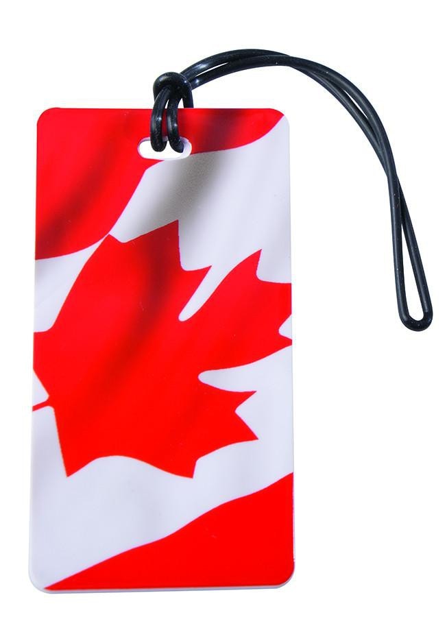 Canadian Flag Luggage Tags Set of 2 - Durable Austin House Travel Accessories for Suitcases & Backpacks - Perfect for Travel, Vacations & Airport Identification