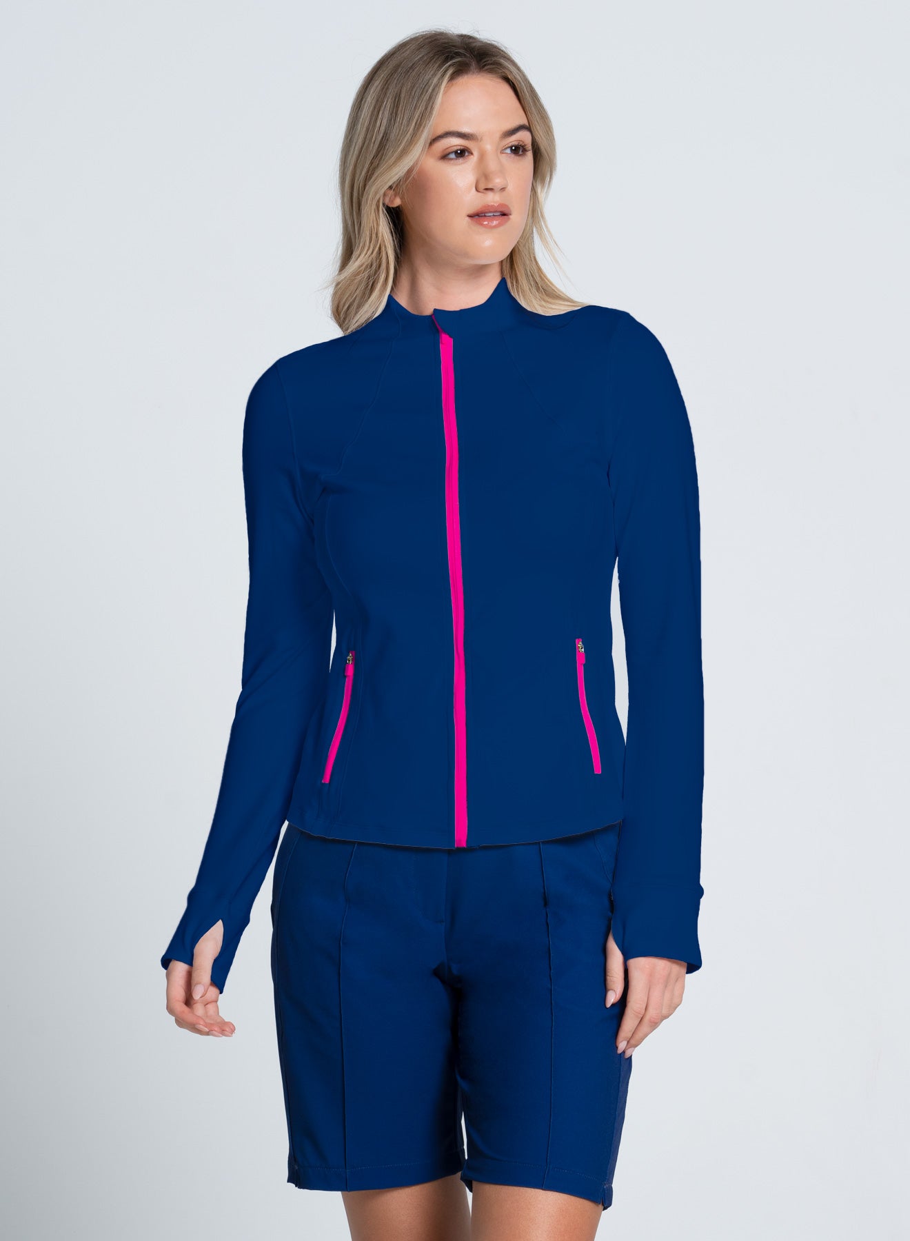 High Neck Zip Jacket - Women's Winter Warm Fleece Jacket with Full Zipper | Perfect for Outdoor Activities, Hiking & Casual Wear