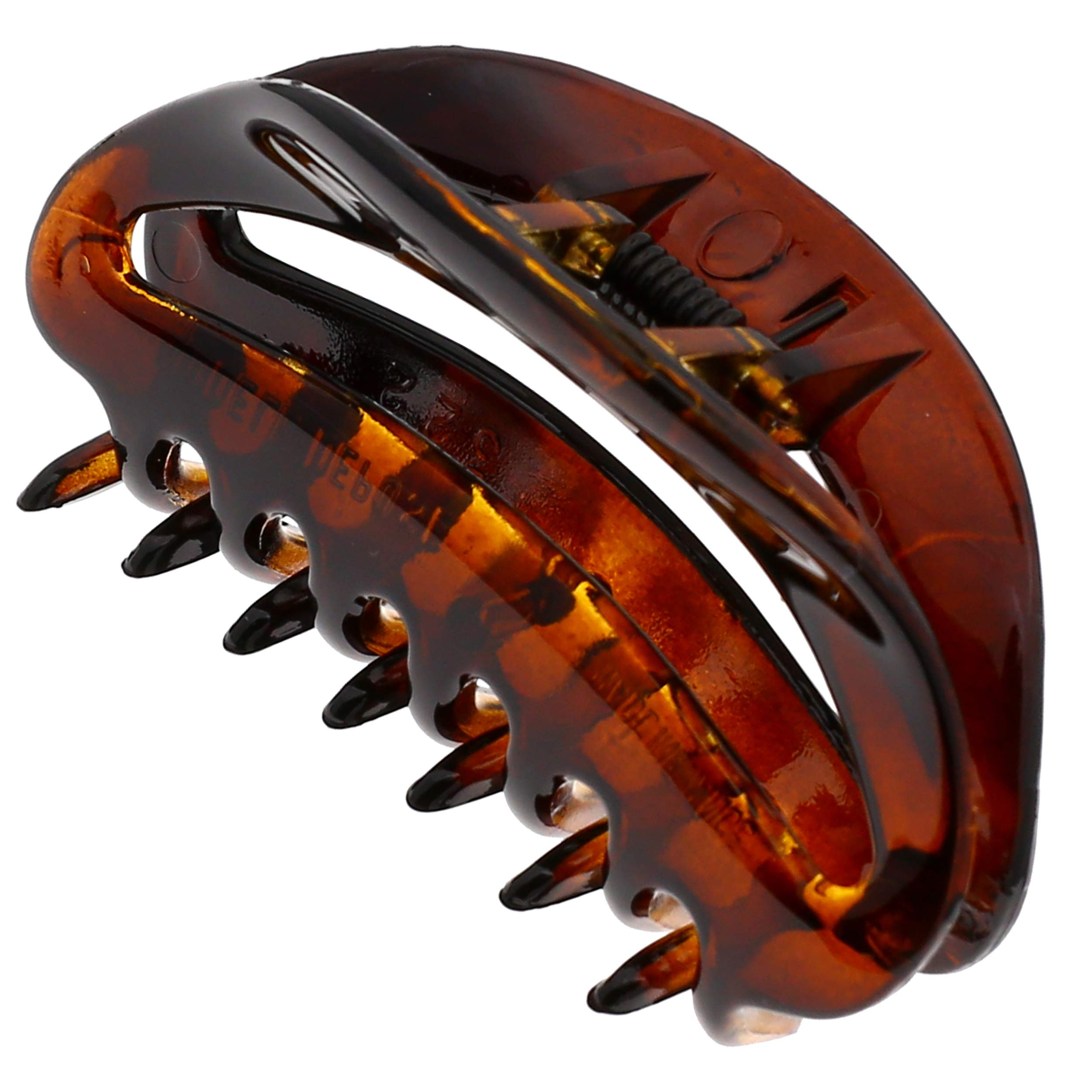 Camila Paris NV23 French Hair Claw Clip for Women - Tortoise Shell Hair Accessory, Strong Hold No Slip Grip | Fashionable & Durable Hair Styling Clamp for Women & Girls | Made in France | Perfect for Updos, Ponytails & Everyday Hairstyles