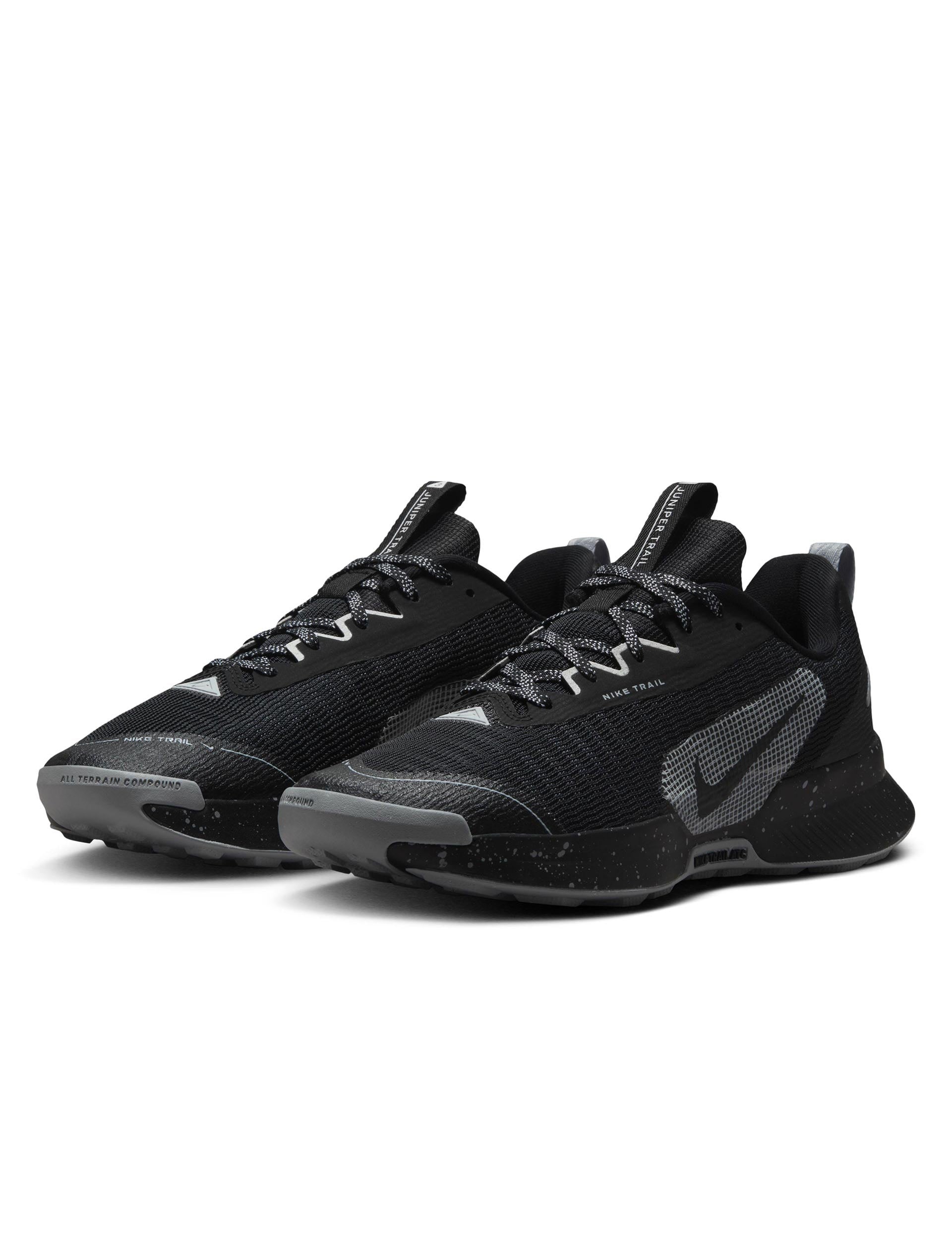 Juniper Trail 3 Running Shoes for Men & Women - Black/Wolf Grey/Photon Dust - Lightweight Hiking & Trail Running Sneakers for Outdoor Adventures