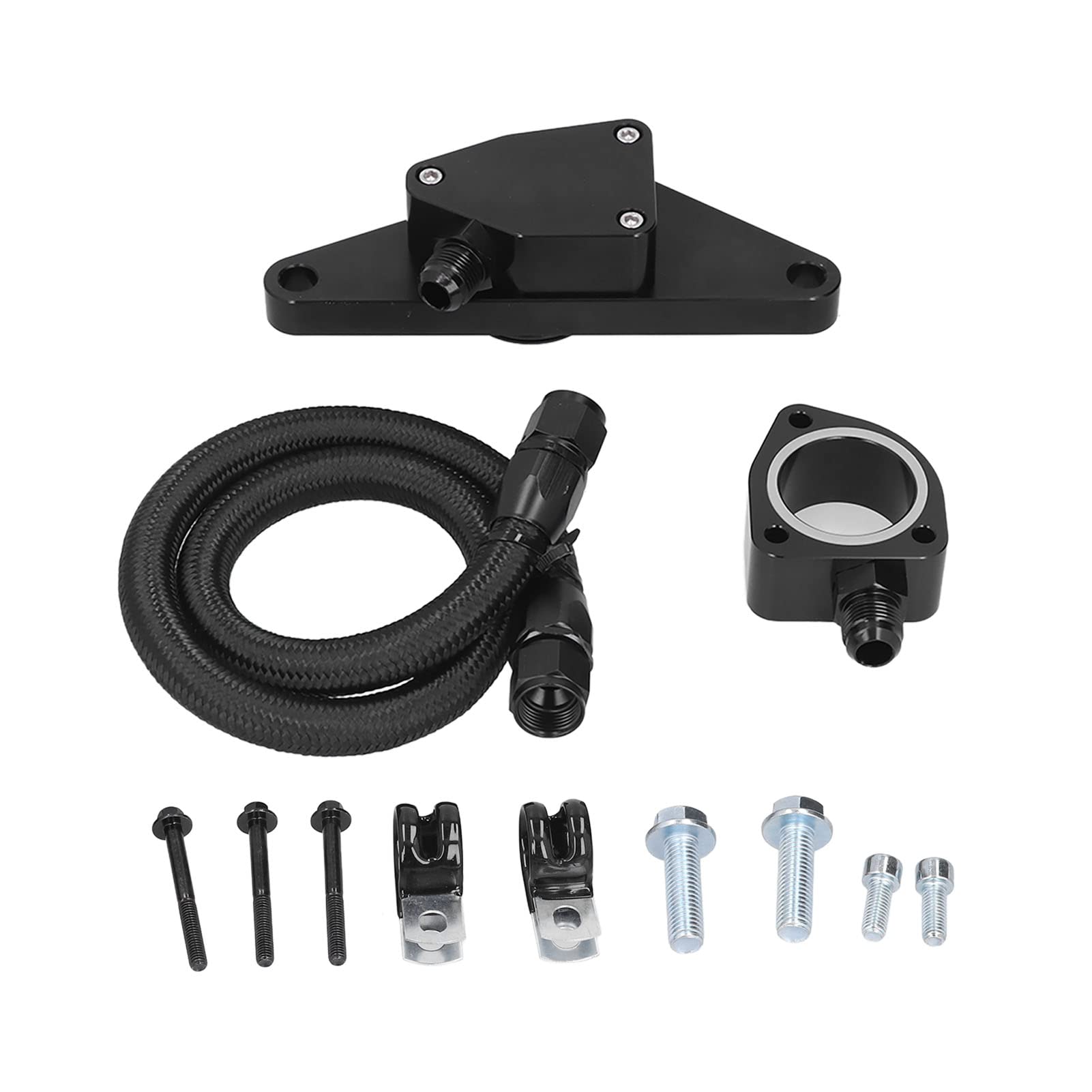 High-Performance Aluminum Alloy Coolant Bypass Hose Set - Corrosion Resistant & Durable Engine Cooling System Replacement Part for Cars, Trucks & SUVs | Perfect for Engine Maintenance & Cooling System Upgrades
