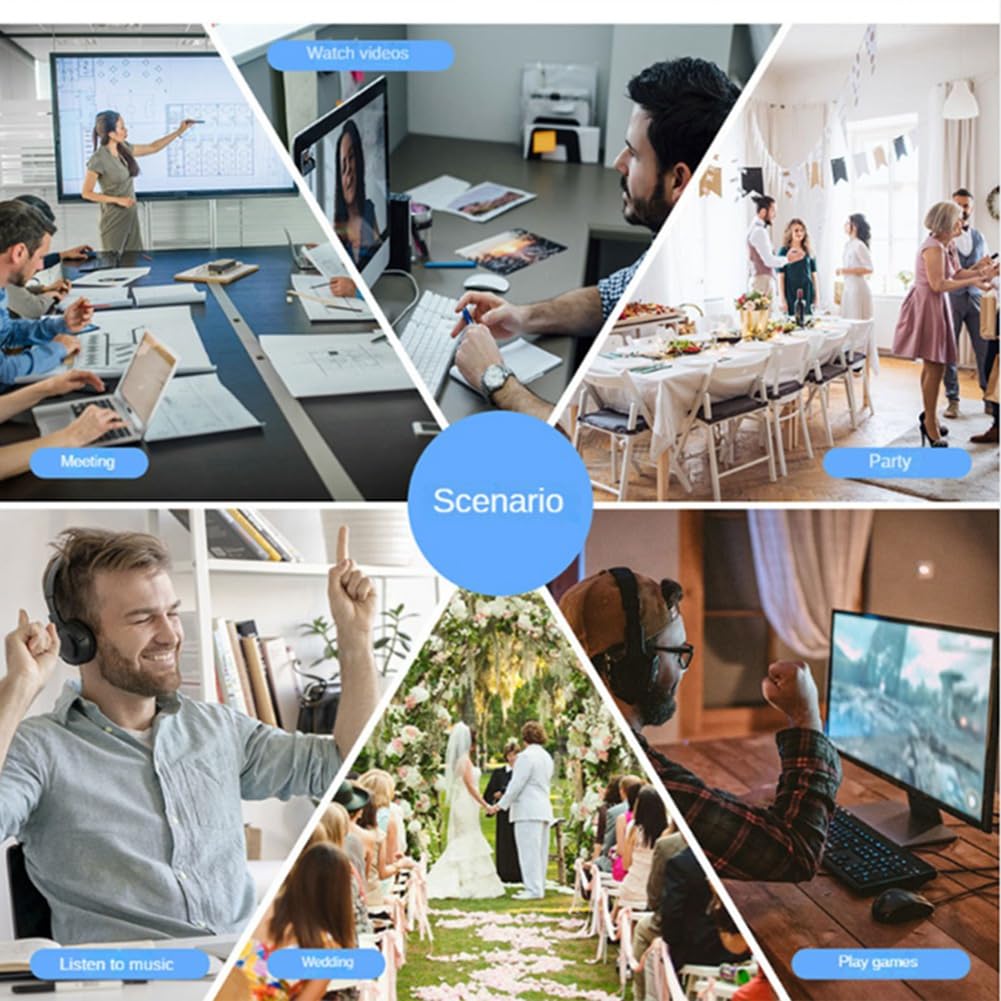 Jzoowar USB External Sound Card - Volume Controller & Audio Regulator for Live Streaming, Karaoke, Gaming, and PC/Mac - Enhance Sound Quality for Podcasts, Music, and Voice Chats
