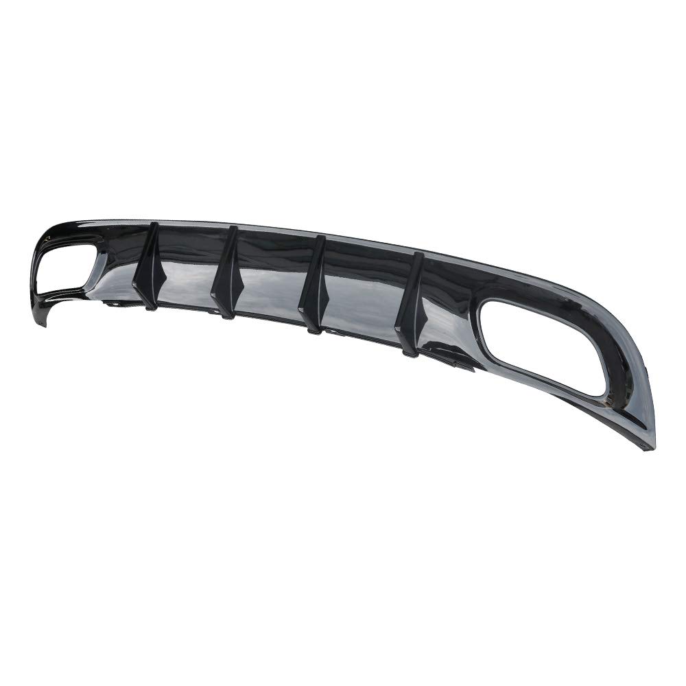 FREEMOTOR802 Rear Diffuser for 2015-2023 Dodge Charger Base & SXT Trims - V2 Style Gloss Black PP Spoiler - Upgrade Your Rear Bumper for Sporty Look & Improved Aerodynamics