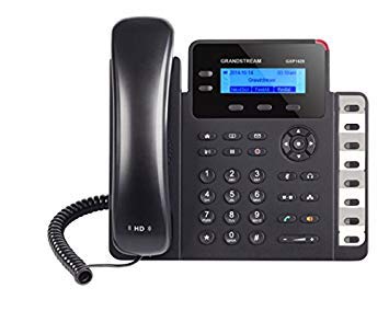 Grandstream GXP1628 HD IP Business Phone with 4-Line LCD Display, PoE Support & HD Audio - Ideal for Office, Call Center & Remote Work (Black)