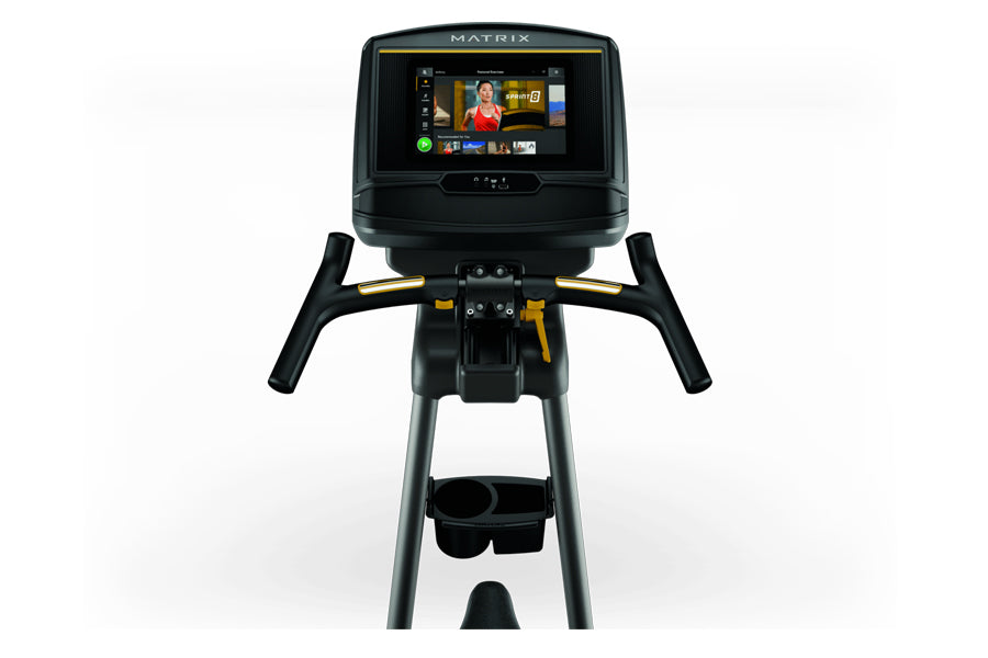 Matrix U50 Upright Exercise Bike - Quiet Magnetic Resistance, LCD Display & Heart Rate Monitor | Home Gym Equipment for Cardio Workouts | Perfect for Small Spaces & Apartment Fitness