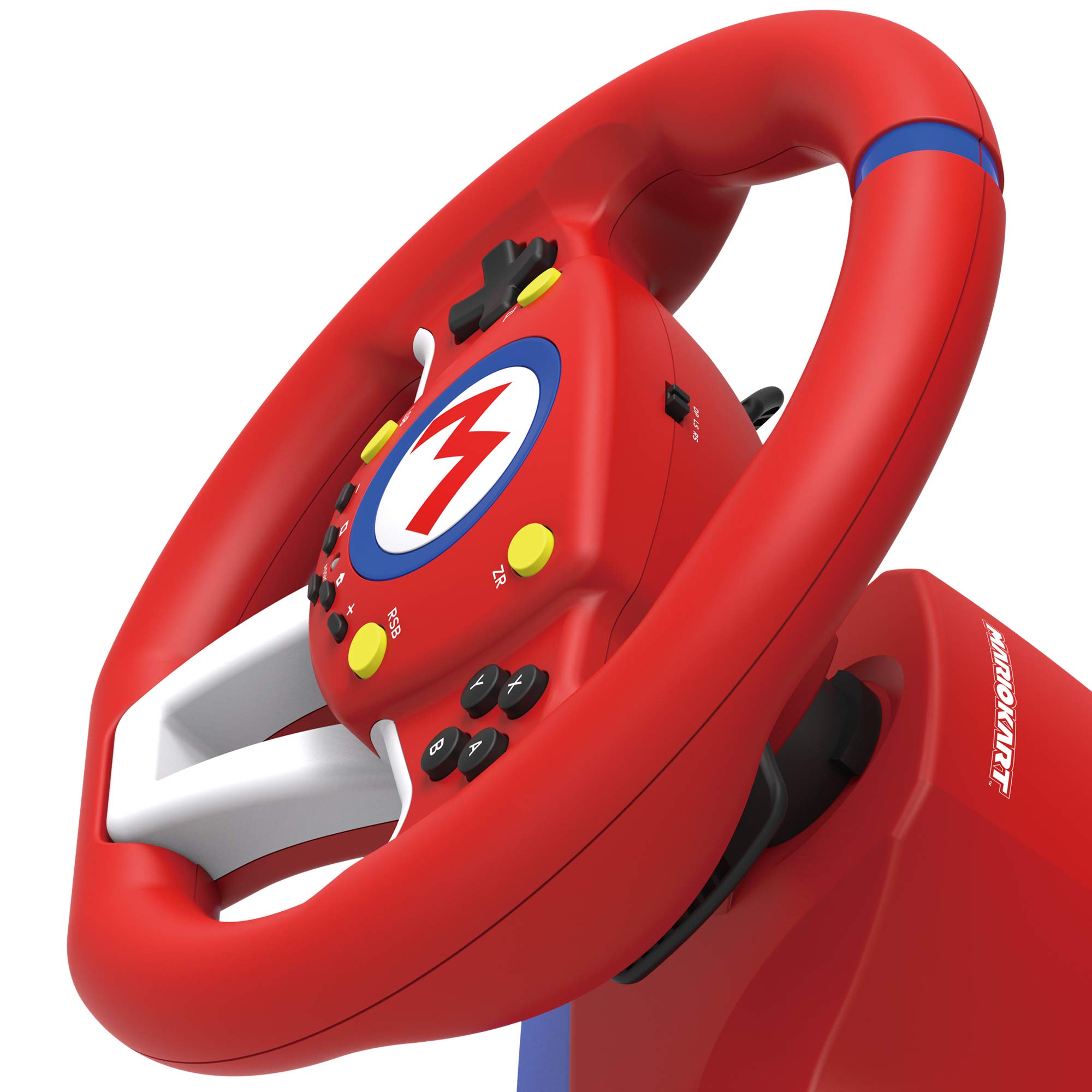 Nintendo Switch Mario Kart Racing Wheel - Hori Controller NSW-204 | Compatible with Mario Kart 8 Deluxe & Racing Games | Perfect for Multiplayer Gaming & Family Fun