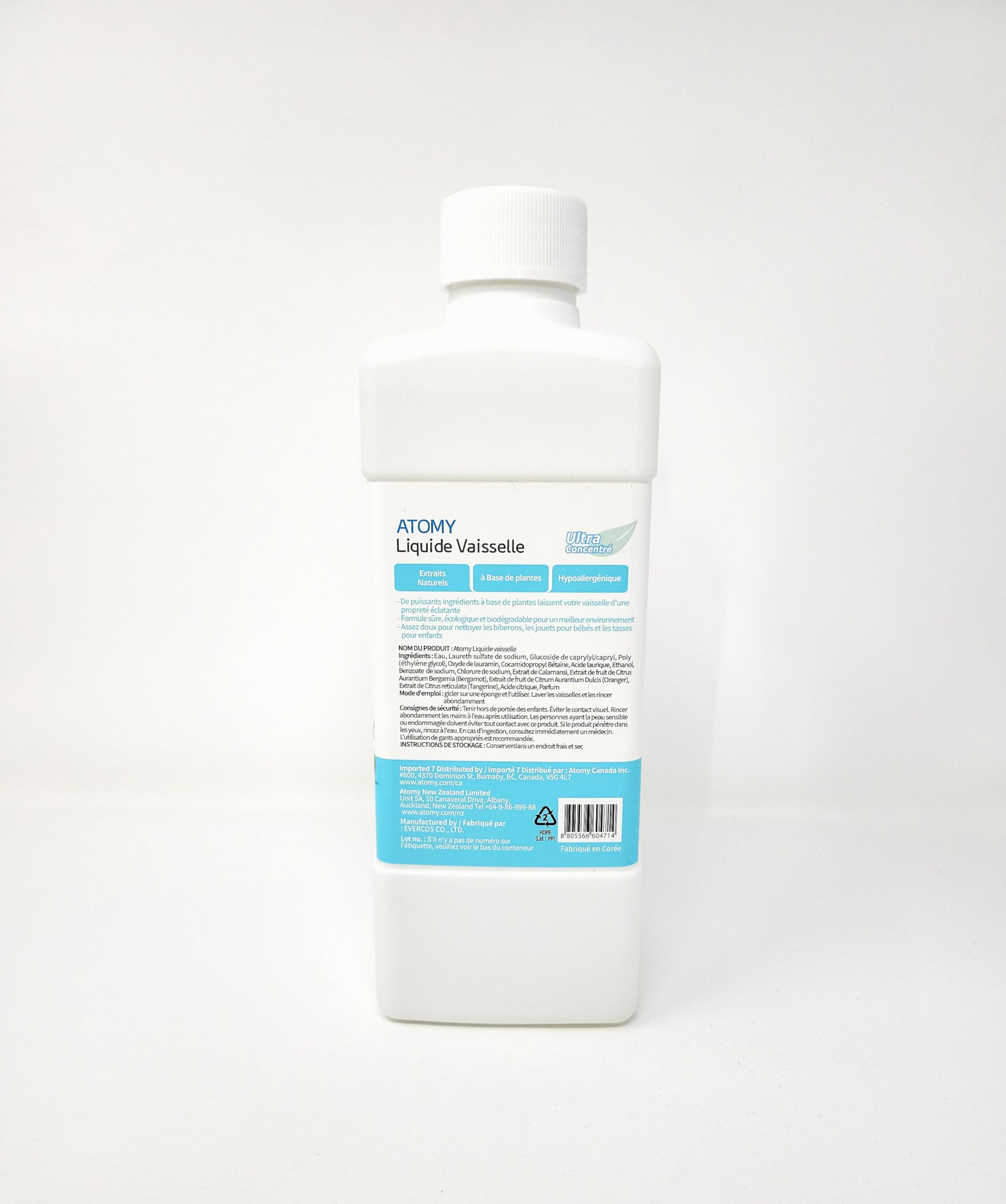 Eco-Friendly Dish Detergent Liquid - Plant-Based Formula for Hand Washing Dishes - Gentle on Skin & Tough on Grease - Perfect for Kitchen, Camping & RV Use