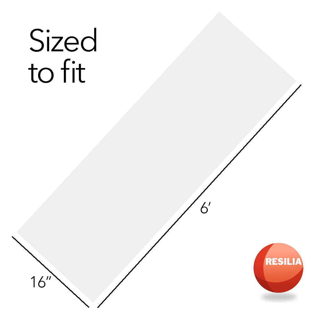 Resilia Non-Slip Shelf Liner for Wire Racks & Shelves - 2 Pack 16