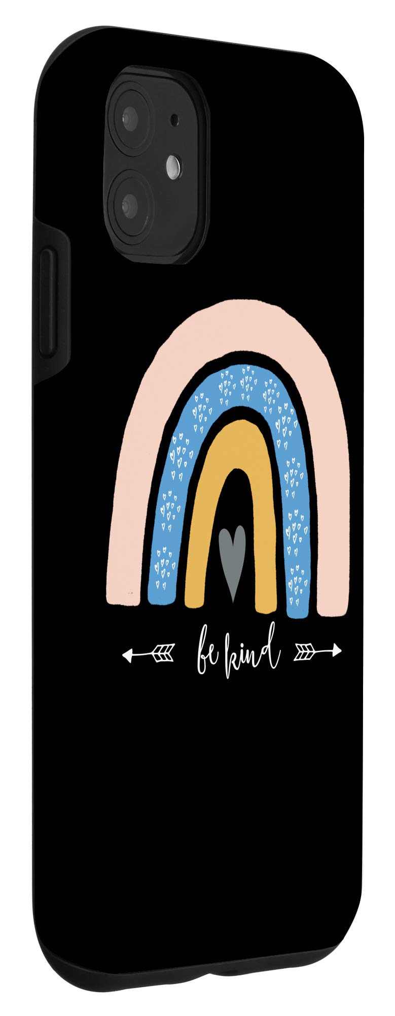 iPhone 11 Case - Be Kind Rainbow Bee Inspirational Phone Cover | Trendy Protective Case for iPhone 11 | Perfect for Everyday Use, Work & School