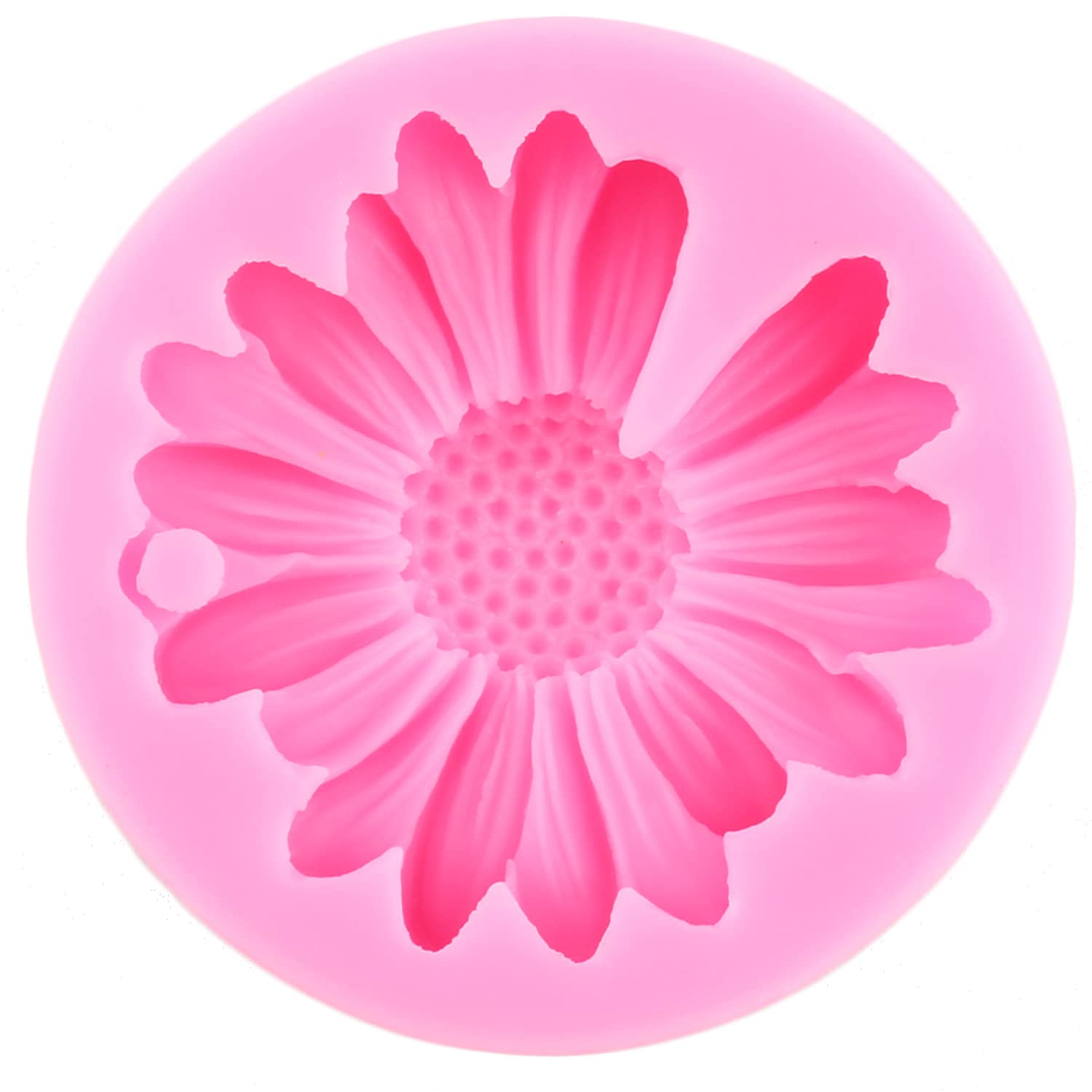 Premium Silicone Flower Molds Set of 4 - Chrysanthemum, Rose & Tropical Blossom Shapes for Cake Decorating, Fondant, Chocolate, Gum Paste & Polymer Clay - Perfect for Cupcake Toppers, Candy Making & DIY Crafts