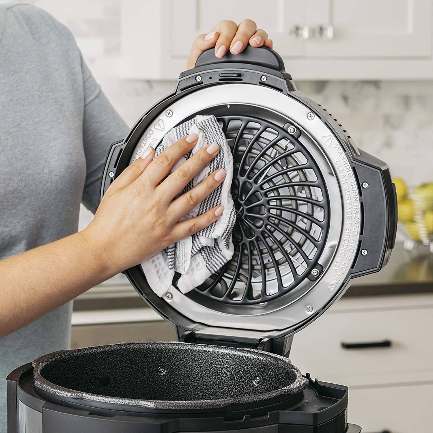 Ninja OP300 8-in-1 Pressure Cooker and Air Fryer Combo | Certified Refurbished with 1-Year Home Essentials Warranty | Perfect for Quick Meals, Healthy Cooking & Family Dinners