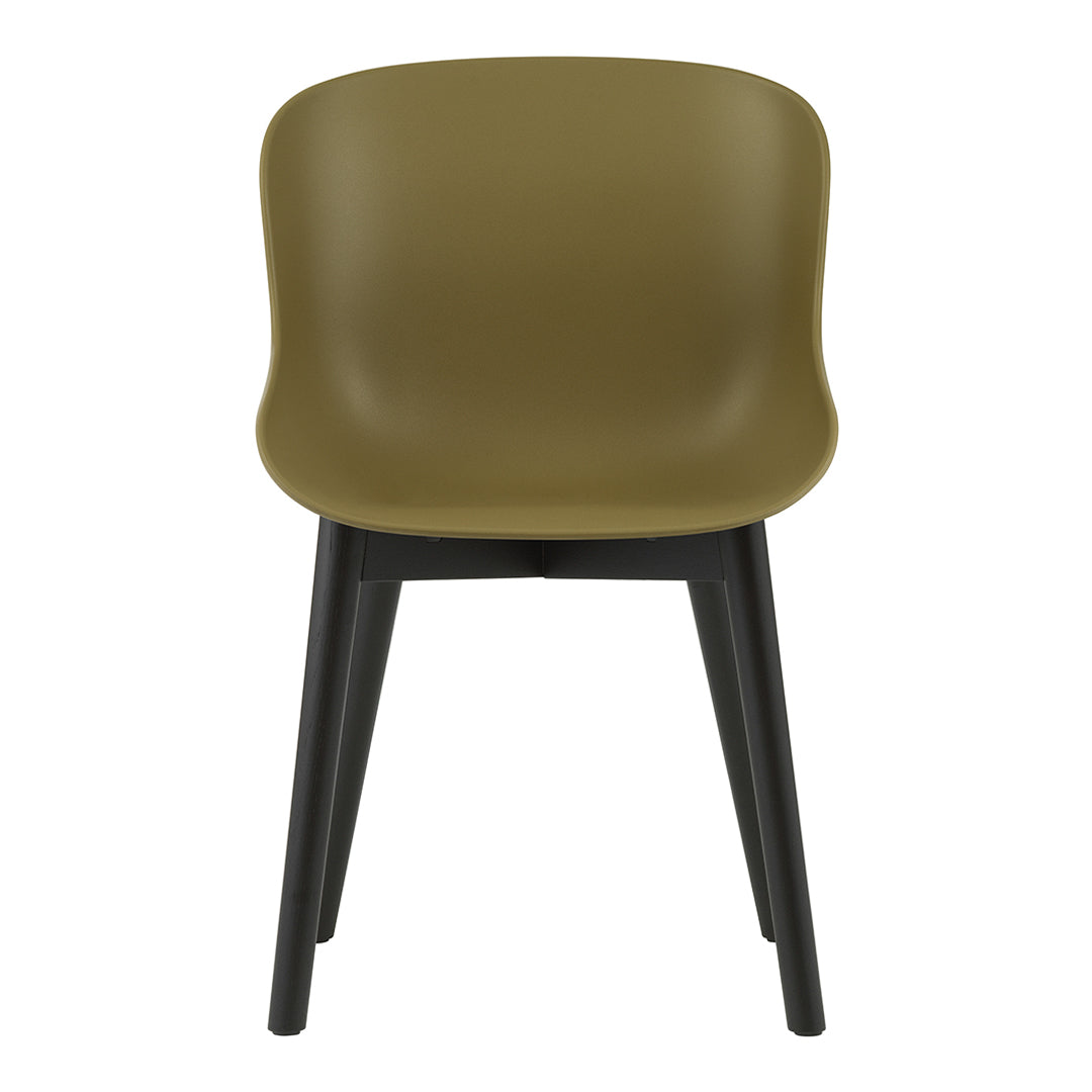 Stylish Hyg Side Chair with Wood Base - Modern Dining Room & Office Seating for Home & Workspace