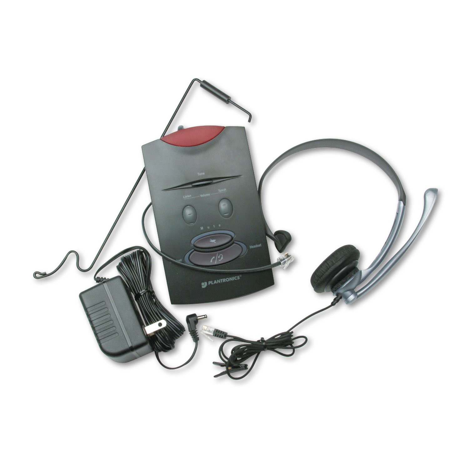Plantronics S11 Over-The-Head Noise Canceling Telephone Headset with Clear Microphone - Perfect for Call Centers, Office Communication & Remote Work