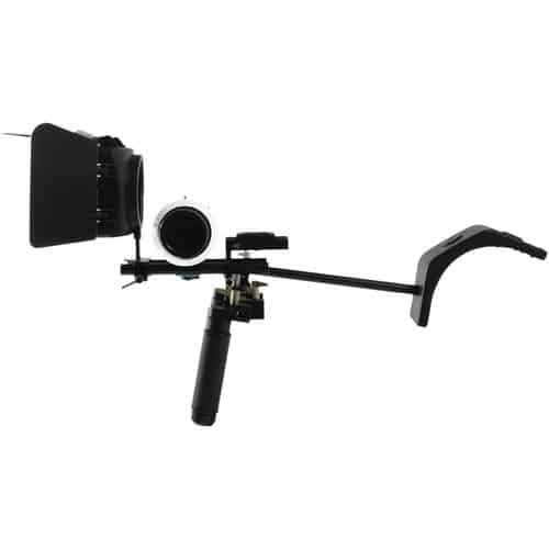 Professional DSLR Camera Rig with Follow Focus & Matte Box - Perfect for Cinematic Filmmaking, Vlogging, and Video Production