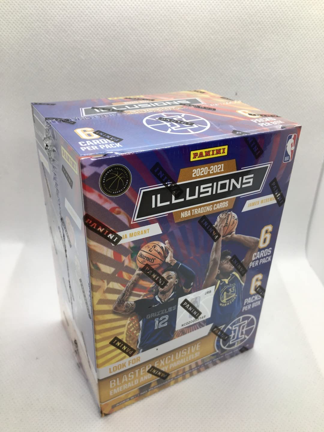 2020-21 Panini Illusions Basketball Blaster Box - 36 Packs (6 NBA Trading Cards per Pack) - Mint Condition - Perfect for Collectors, Gifts & Fantasy Sports Enthusiasts