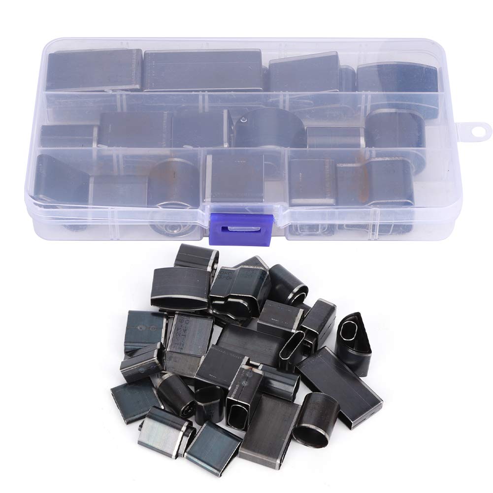 52Pcs Leather Punch Tool Set - Multi-Shape Hollow Cutter for Oval, Round & Square Holes - Professional Leather Crafting & DIY Leatherworking Tools - Perfect for Belts, Wallets & Leather Accessories
