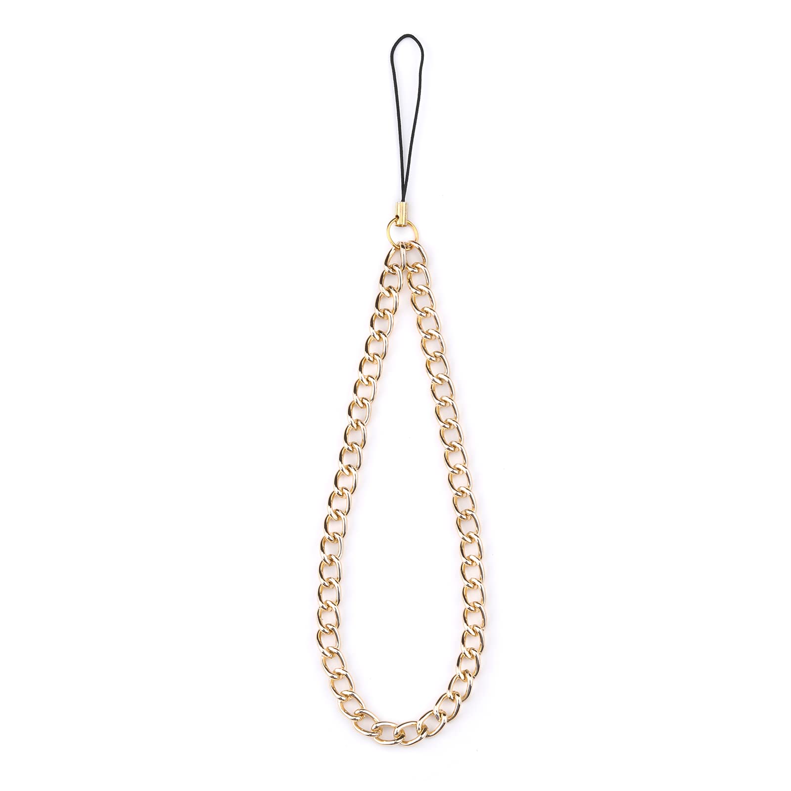 Ellie Rose - Chunky Metal Phone Lanyard with Wrist Strap, Stylish Phone Charm Chain for Women - Perfect for iPhone, Samsung, and More - Great for Work, Travel, and Everyday Use