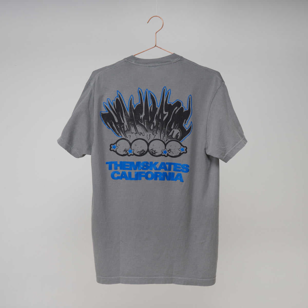 THEM Mac T-Shirt for Men - Soft Cotton Grey Tee - Casual Comfort Fit - Perfect for Everyday Wear & Street Style