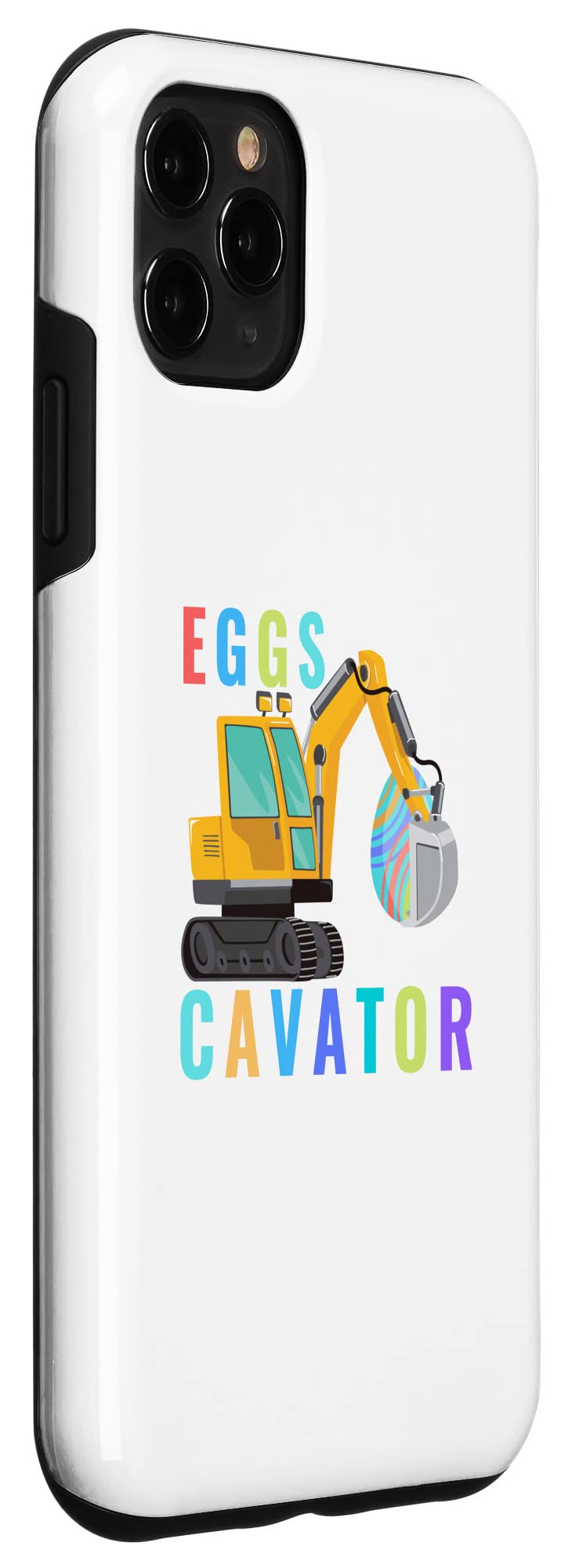 Funny Easter Egg Hunt iPhone 11 Pro Max Case - Cute Easter Egg Cavator Design for Kids & Toddlers - Perfect for Easter Celebrations, Egg Hunts & Spring Festivals