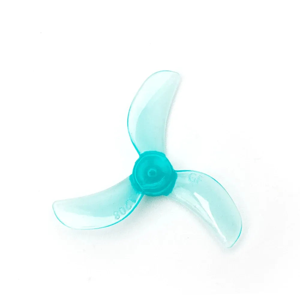 Gemfan 1208 3.31MM Blade 1MM Shaft Propeller - 16 Pack for 0802 25000KV Motor - Durable Drone Propellers for FPV Racing, Mini Quadcopters & DIY RC Aircraft