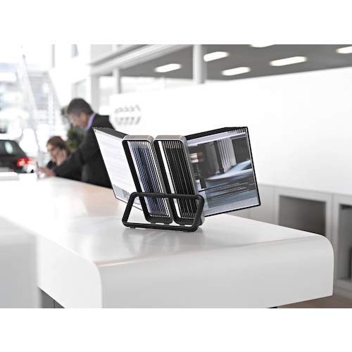 TARIFOLD 744107VEO 10-Pocket Desk Organizer - Black | Perfect for Office, Home & School Supplies Storage