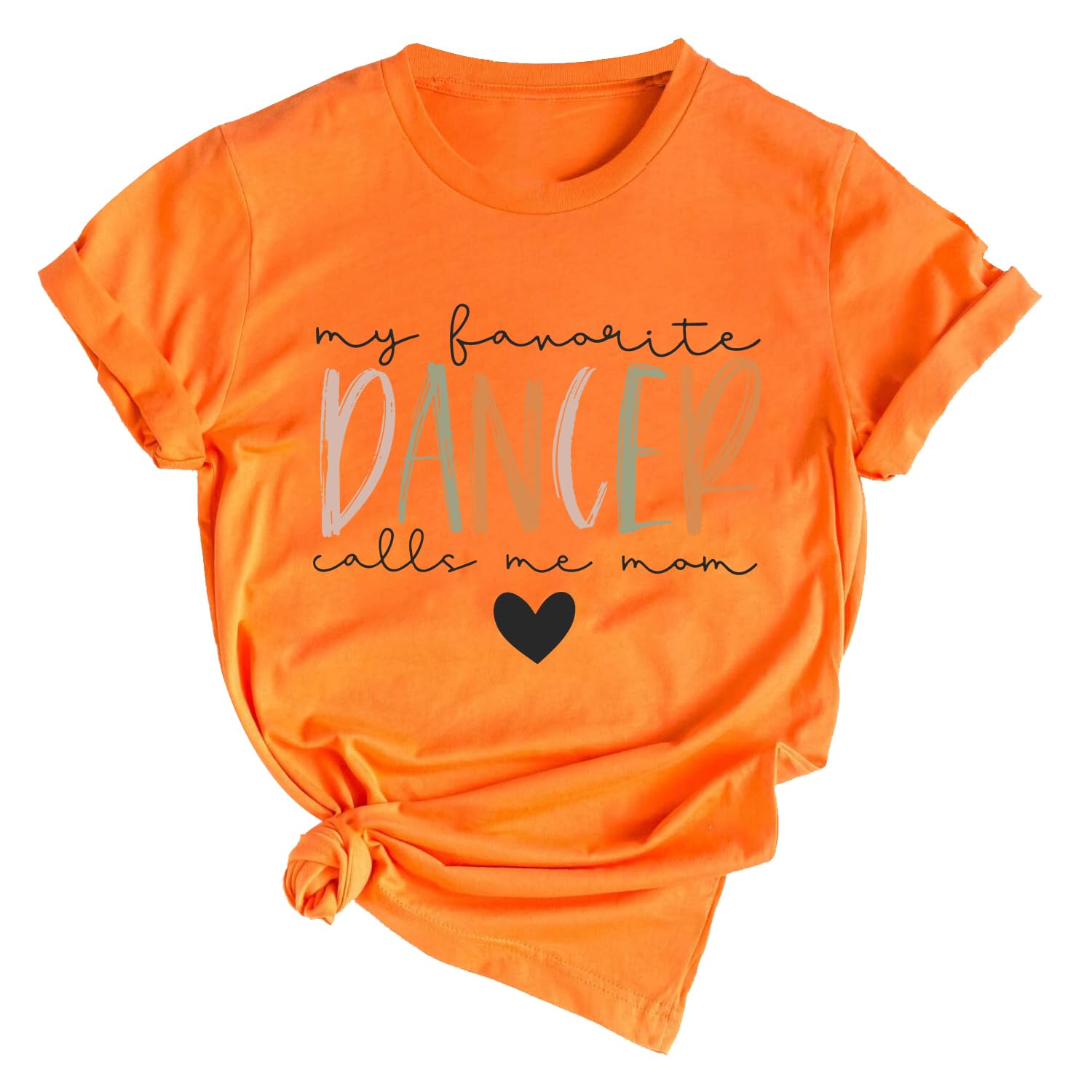 DIOMMELL My Favorite Dancer Call Me Mom T-Shirt - Comfortable Dance Mom Tee for Dance Competitions & Recitals