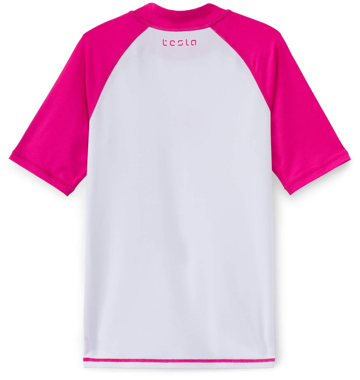 TSLA UPF 50+ Kids Sun Protection Rash Guard - Short Sleeve UV Swim Shirt for Boys & Girls - Quick Dry Surf & Swimwear Top for Beach, Pool & Water Sports
