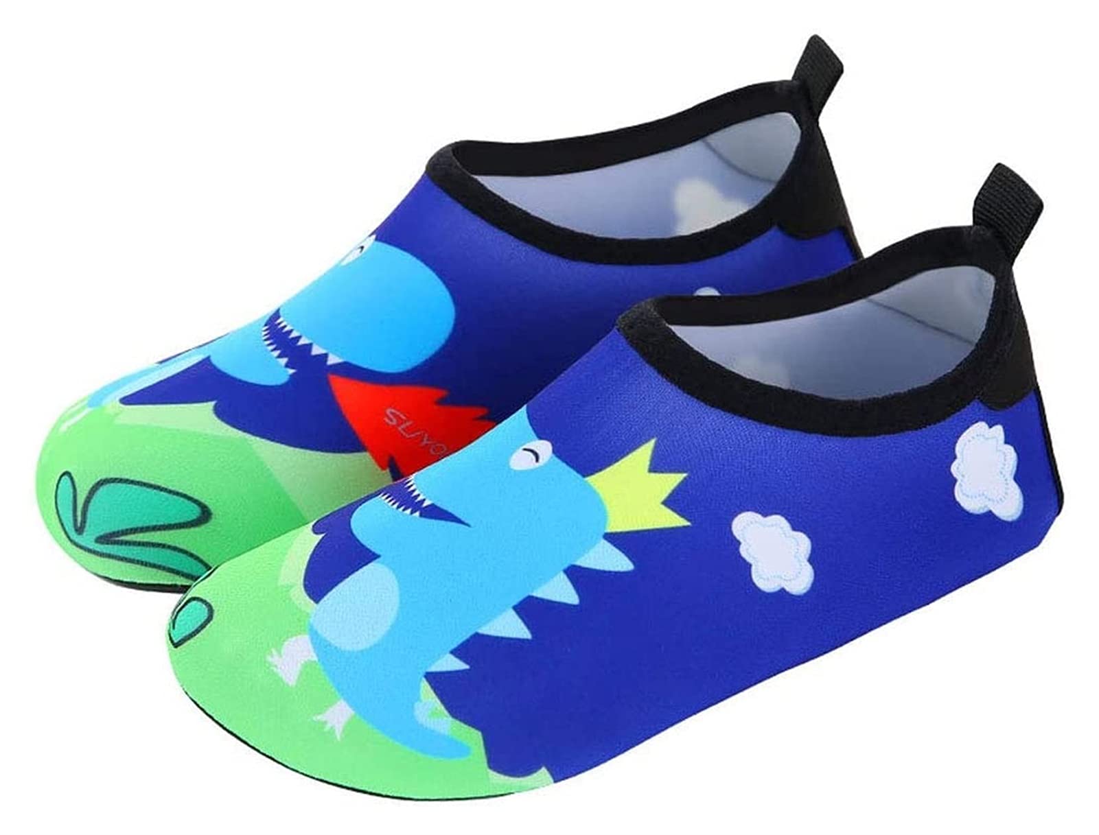 **Toddler Water Shoes - Non-Slip Beach Socks for Swimming, Snorkeling & Diving | Soft & Skinny Cartoon Design for Early Education & Outdoor Activities**