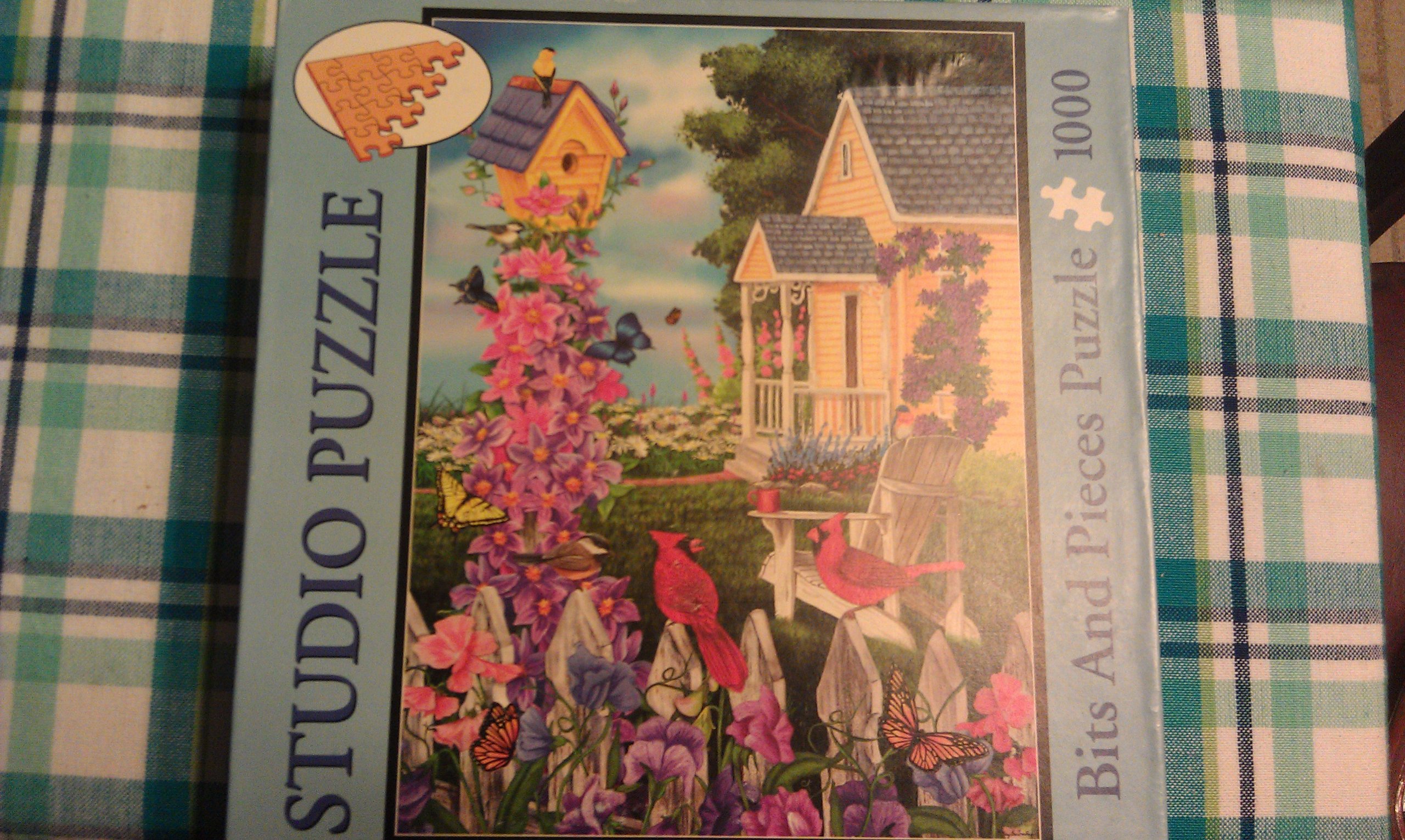 Sweet Pea Cottage 1000 Piece Jigsaw Puzzle for Adults - Challenging Art Puzzle for Home Decor, Relaxation & Family Game Night