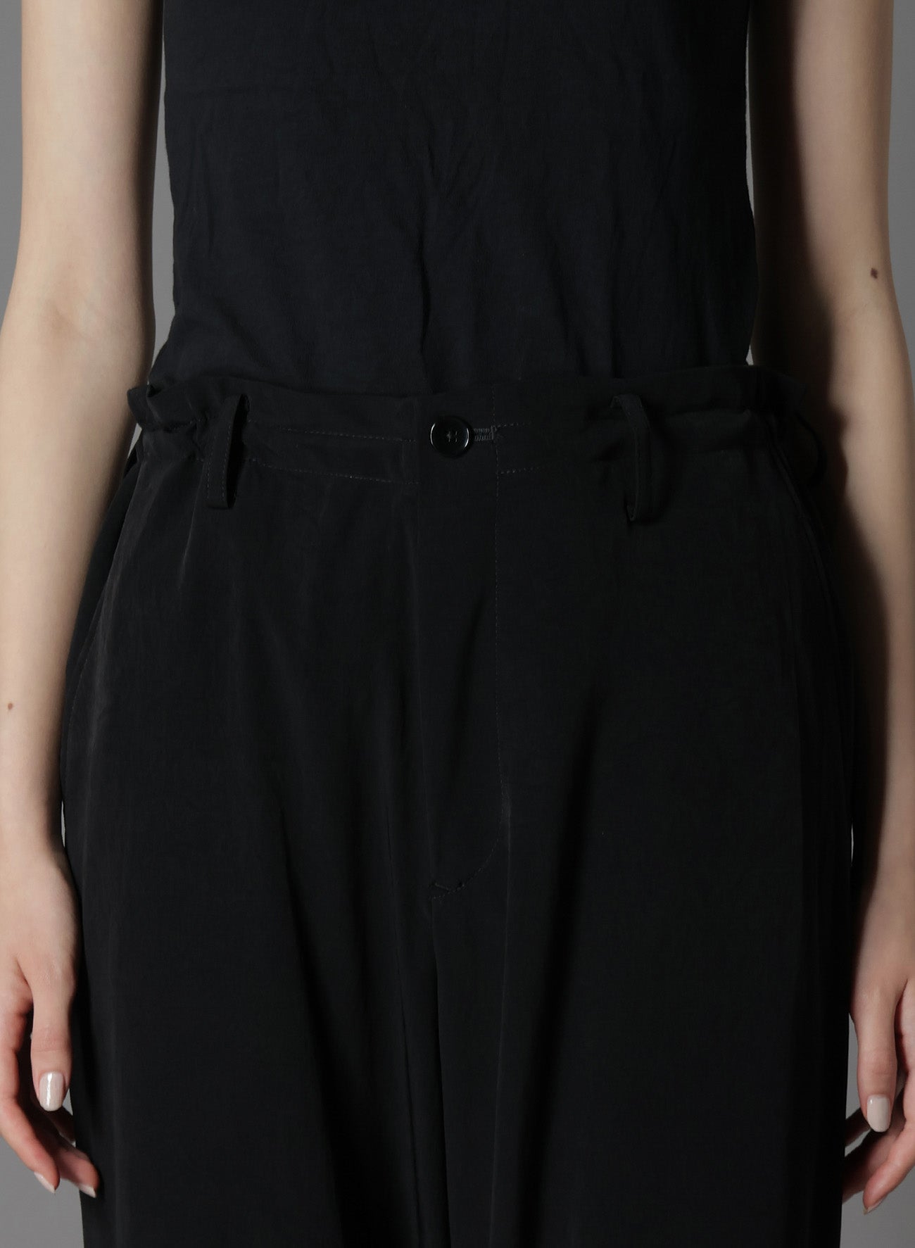 Elegant Crepe de Chine Hem Belt Pants for Women - Comfortable & Stylish Trousers for Office, Party & Casual Wear