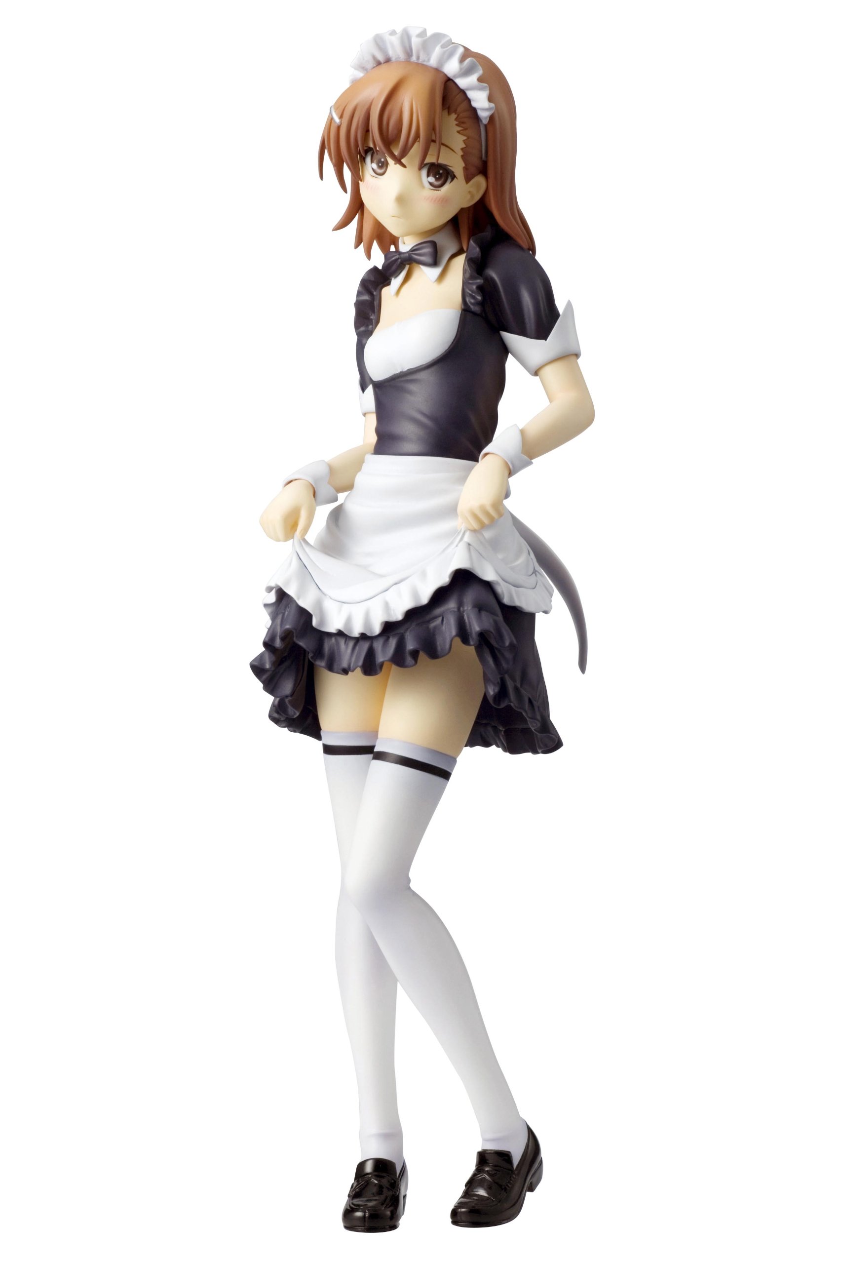 1/6 Scale PVC Figure - To Aru Kagaku no Railgun Mikoto Misaka Maid Ver. - Anime Collectible for Display & Decoration - Perfect for Otaku Rooms, Anime Conventions & Gift Giving