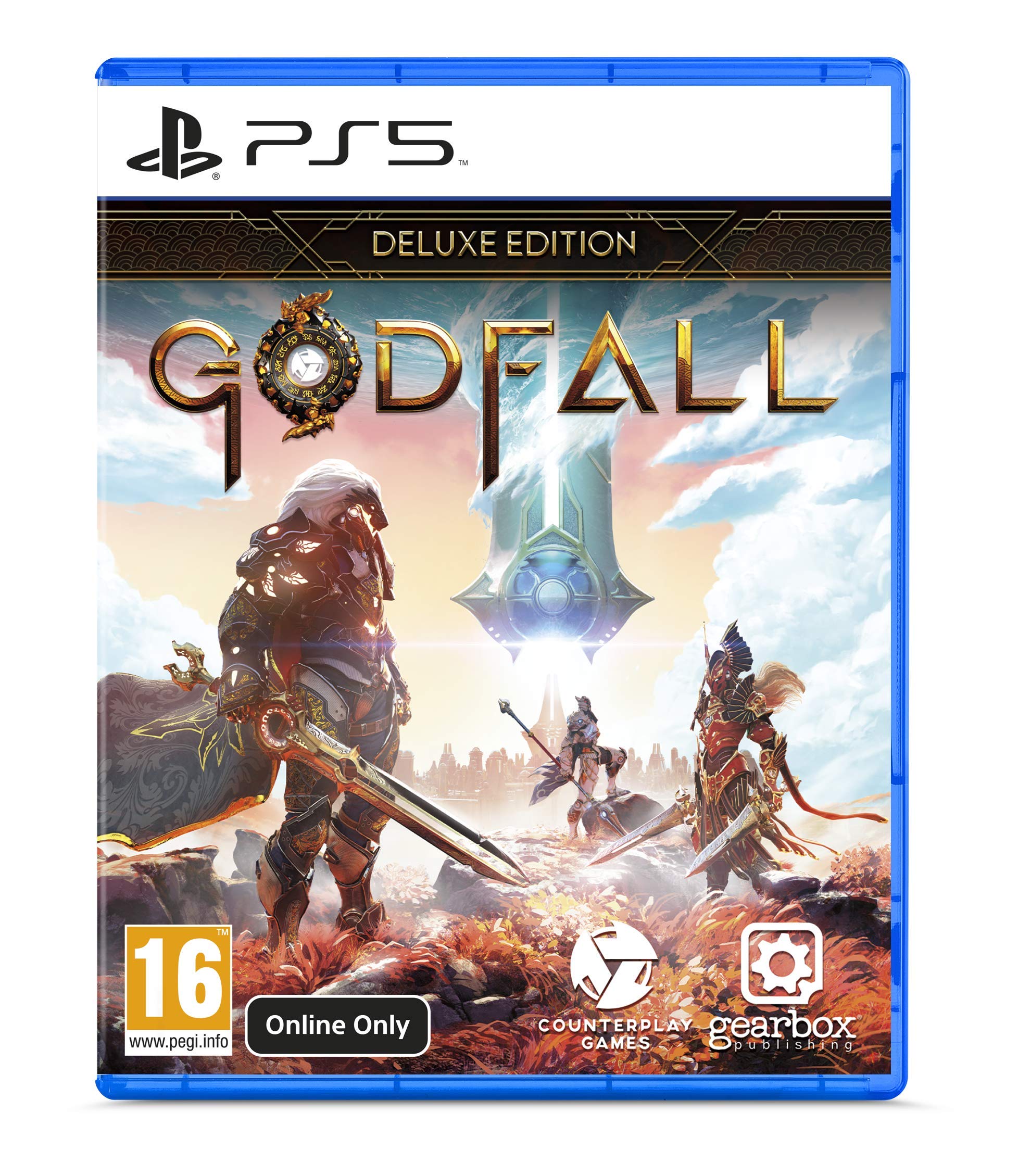 Godfall: Deluxe Edition for PlayStation 5 (PS5) - Epic Fantasy Action RPG with Exclusive Content | Perfect for Next-Gen Gaming & Collector's Editions