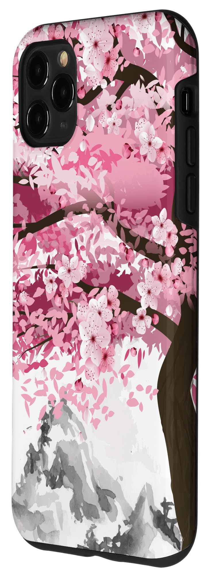 iPhone 11 Pro Max Case - Sakura Cherry Blossom Design with Japanese Pink Flowers - Perfect for Spring, Gift Giving & Floral Lovers