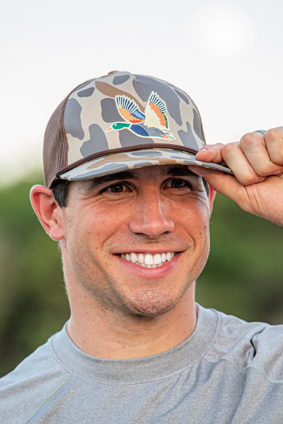 Vintage Camo Duck Hunting Cap for Men - Waterproof & Warm Winter Hat for Outdoor Adventures, Hunting, and Camping